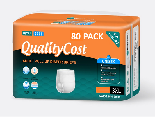 3XL (80 Pack) Pull-Up Brief Diapers